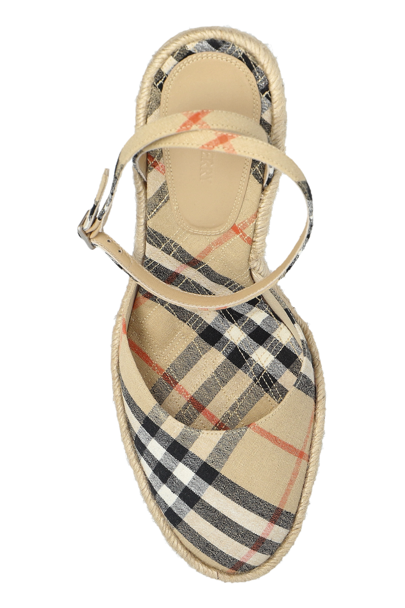 Burberry 'Mews' wedge espadrilles | Women's | Vitkac